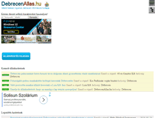 Tablet Screenshot of debrecenallas.hu